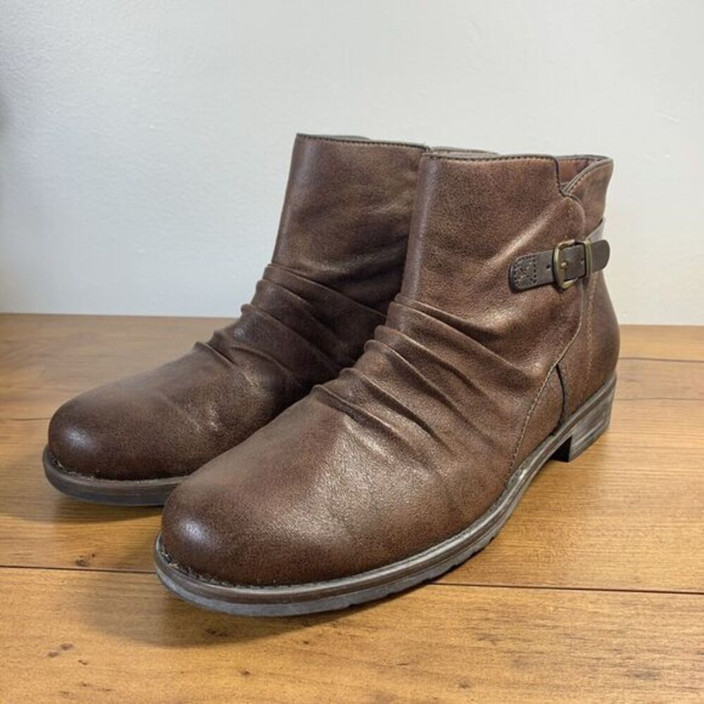 Baretraps Callahan Booties Boots Brush Brown Size 9.5